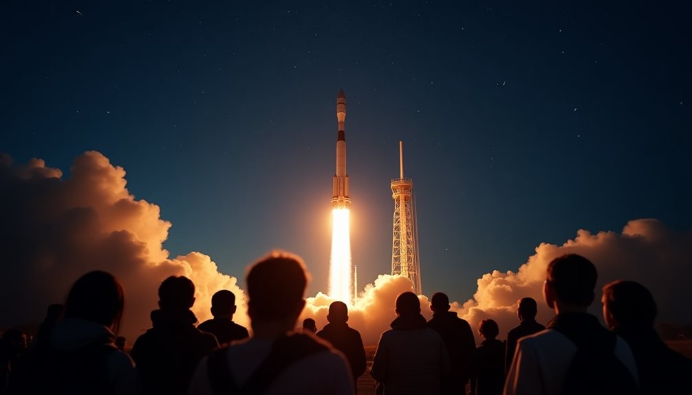 Russian rocket blasting off